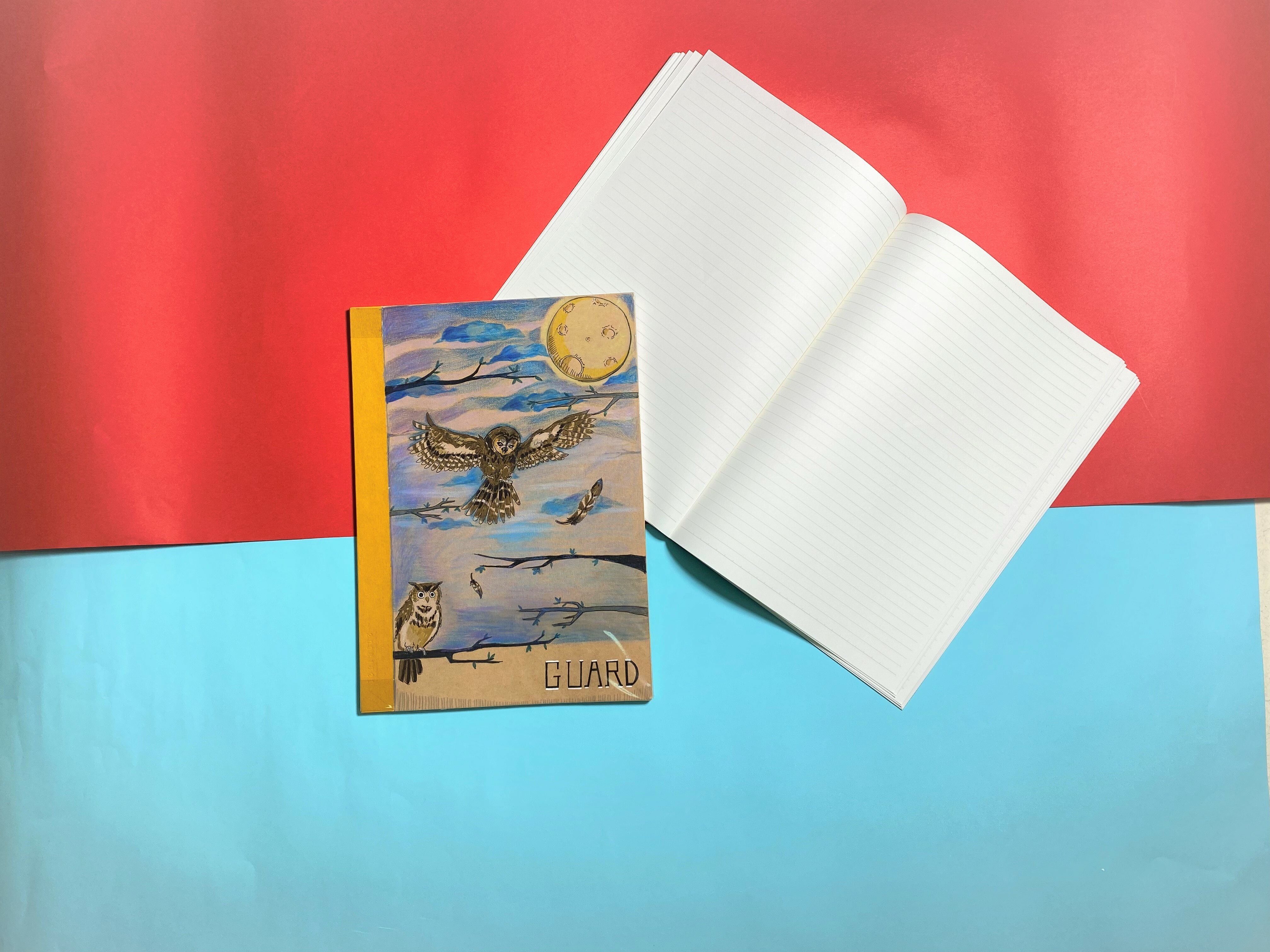 手繪單行簿 - 貓頭鷹