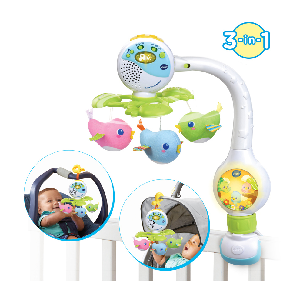 Vtech 可攜式3合1啾啾鳥音樂鈴