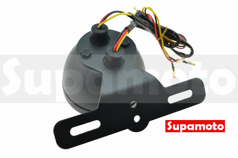 -Supamoto- D720 尾燈 雙用 STOP 玻璃 尾燈 牌架 檔車 哈雷 復古 野狼 雲豹 BOLT 咖啡 美式