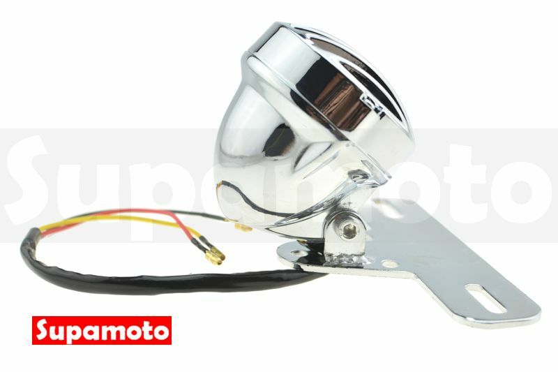 -Supamoto- D723 尾燈 柵欄 金屬 哈雷 牌架 電鍍 改裝 復古 咖啡 sr400 哈雷 48 BOLT