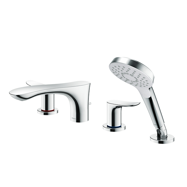 TOTO衛浴 浴缸用四孔混合龍頭 TBG01202PA