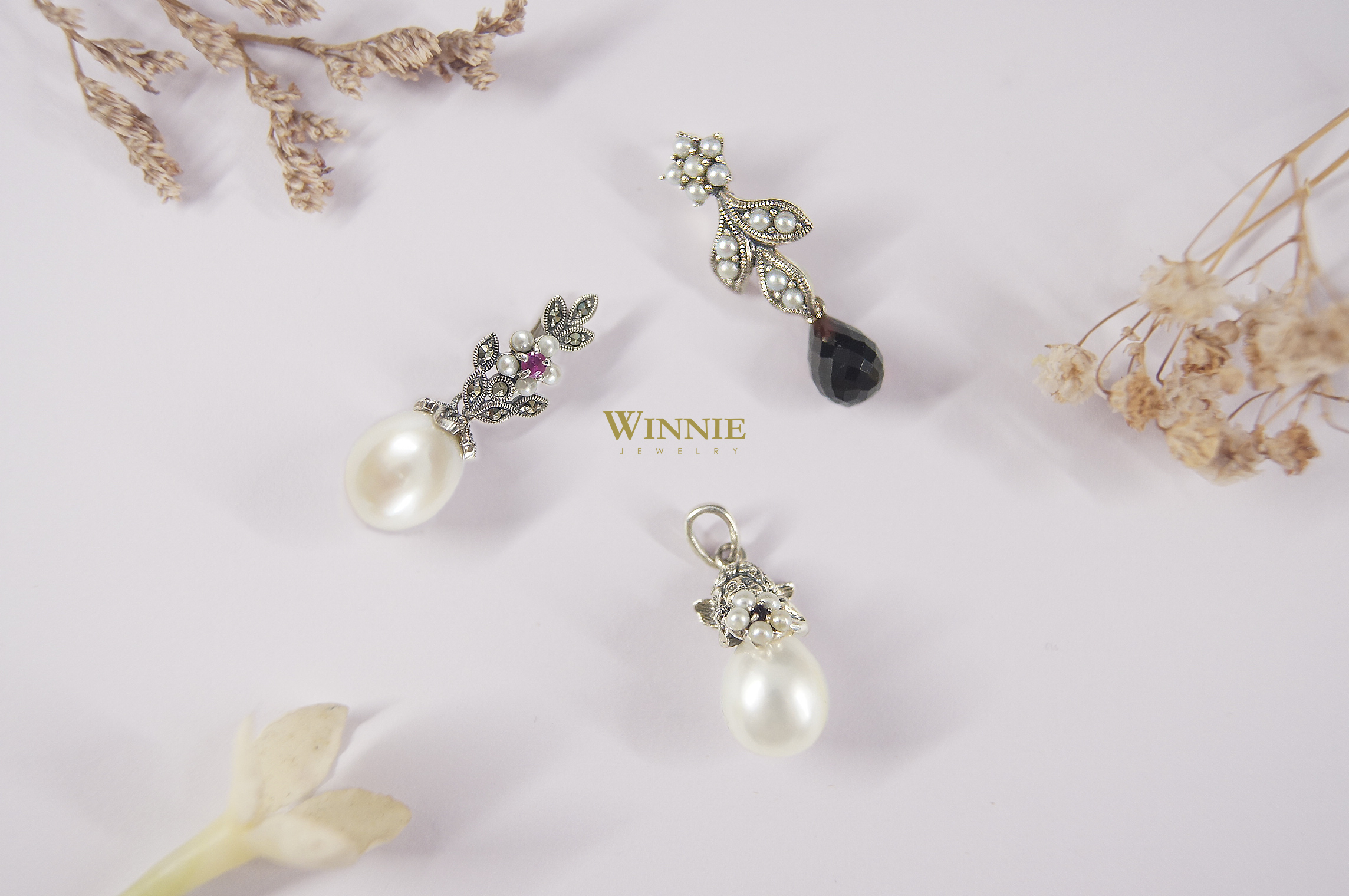 水滴石榴石墜子（OP1494）