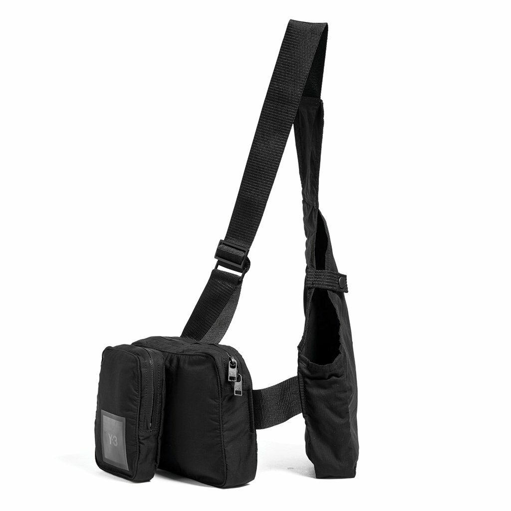 【 Y-3 VEST BAG 頂級單肩背心包 - 黑 】