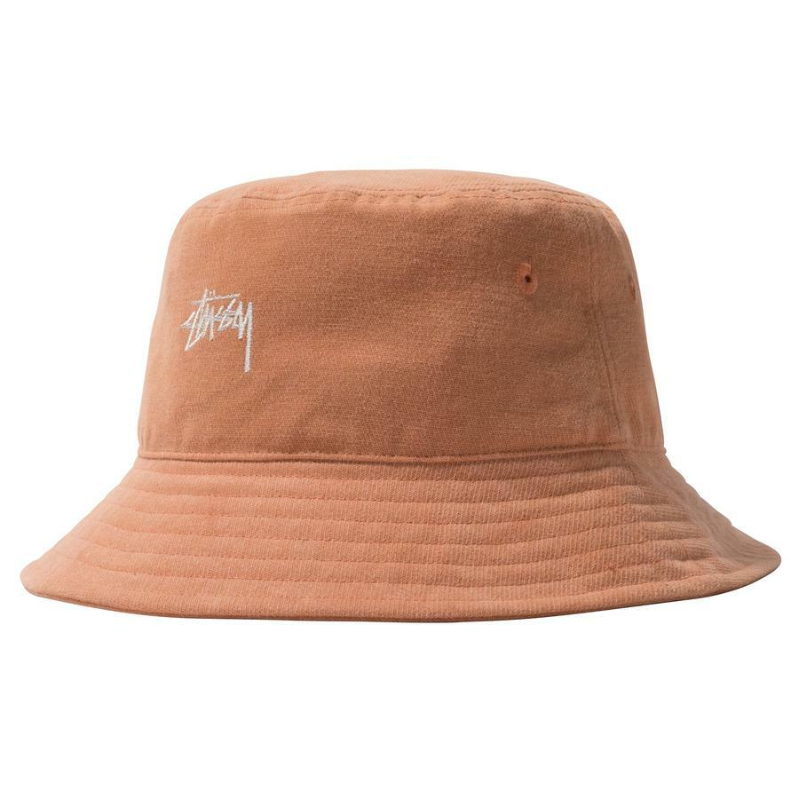 [INSTOCK] STUSSY STOCK BUCKET HAT TANGERINE