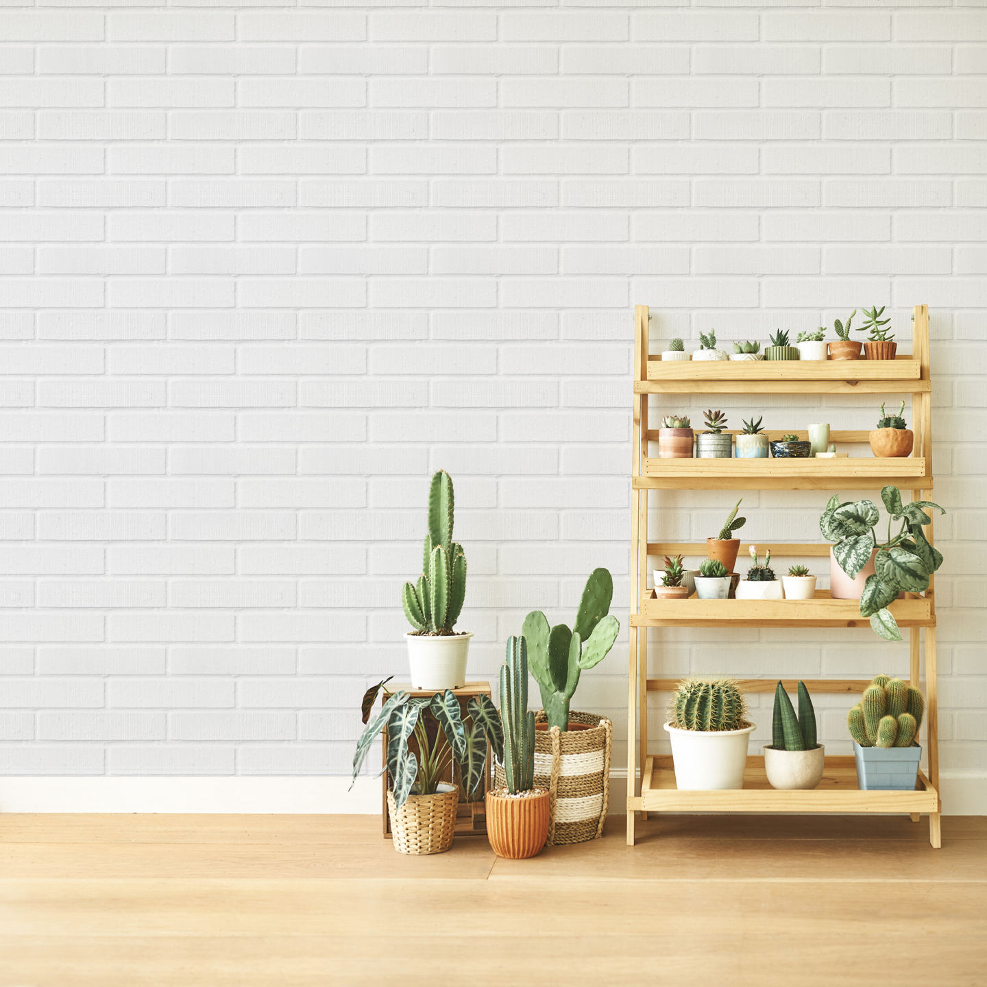 美牆貼貼//新北歐白磚(5/10/20片裝)