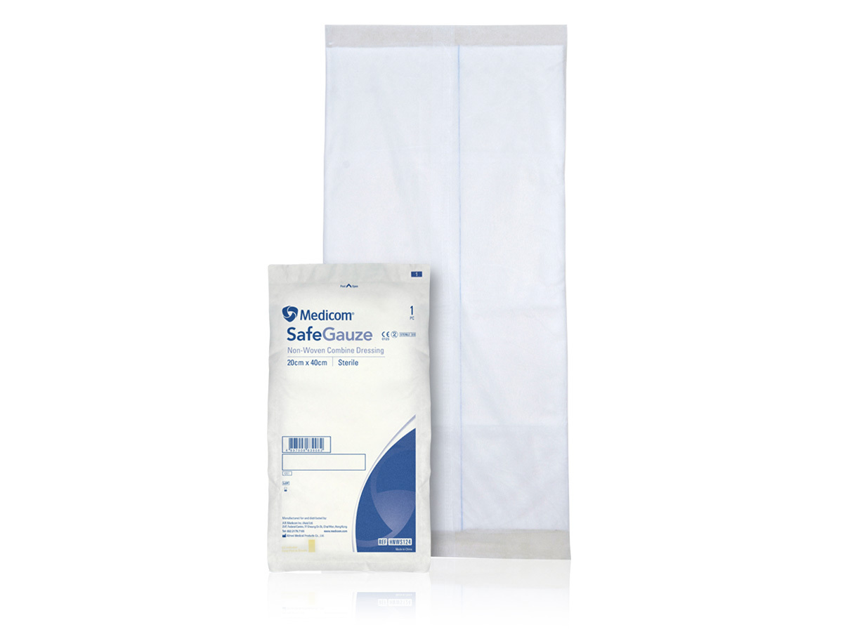 Medicom® SafeGauze 特強吸滲消毒無紡布 20cm X 40cm (一片裝)