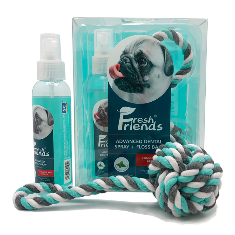 停產售完不補 好口氣-犬用口腔噴劑(附潔牙綿球)(薄荷)120ml #狗保健