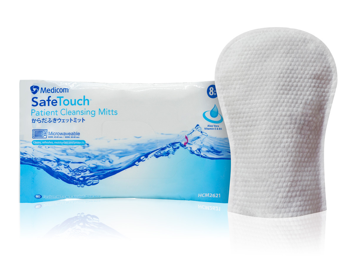 SafeTouch免沖洗滋潤抹身手套