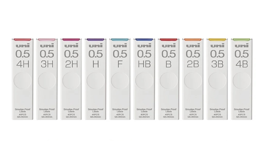 日本 UNI 抗污鉛芯 抗污筆芯 0.5mm 筆芯