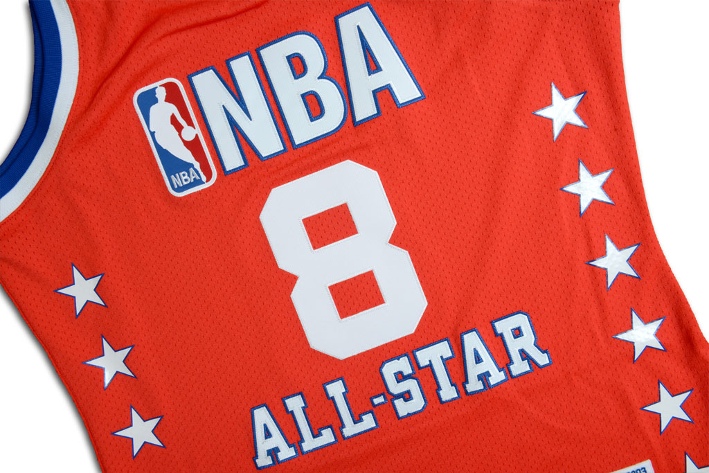 Mitchell & Ness 2003 NBA 全明星賽 Kobe Bryant 復刻 球員版球衣