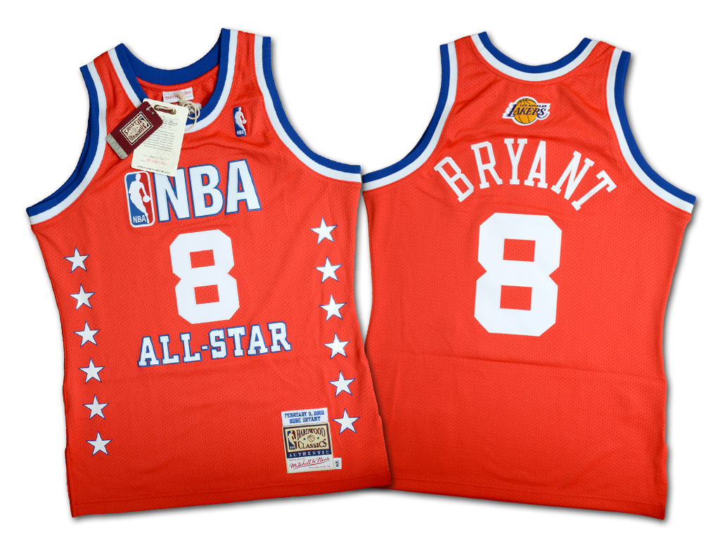 Mitchell & Ness 2003 NBA 全明星賽 Kobe Bryant 復刻 球員版球衣