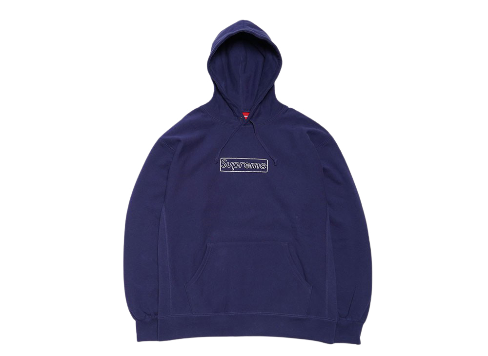 Supreme KAWS Chalk Logo Hooded Sweatshirt 帽踢多色
