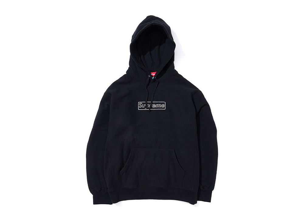 Supreme KAWS Chalk Logo Hooded Sweatshirt 帽踢多色
