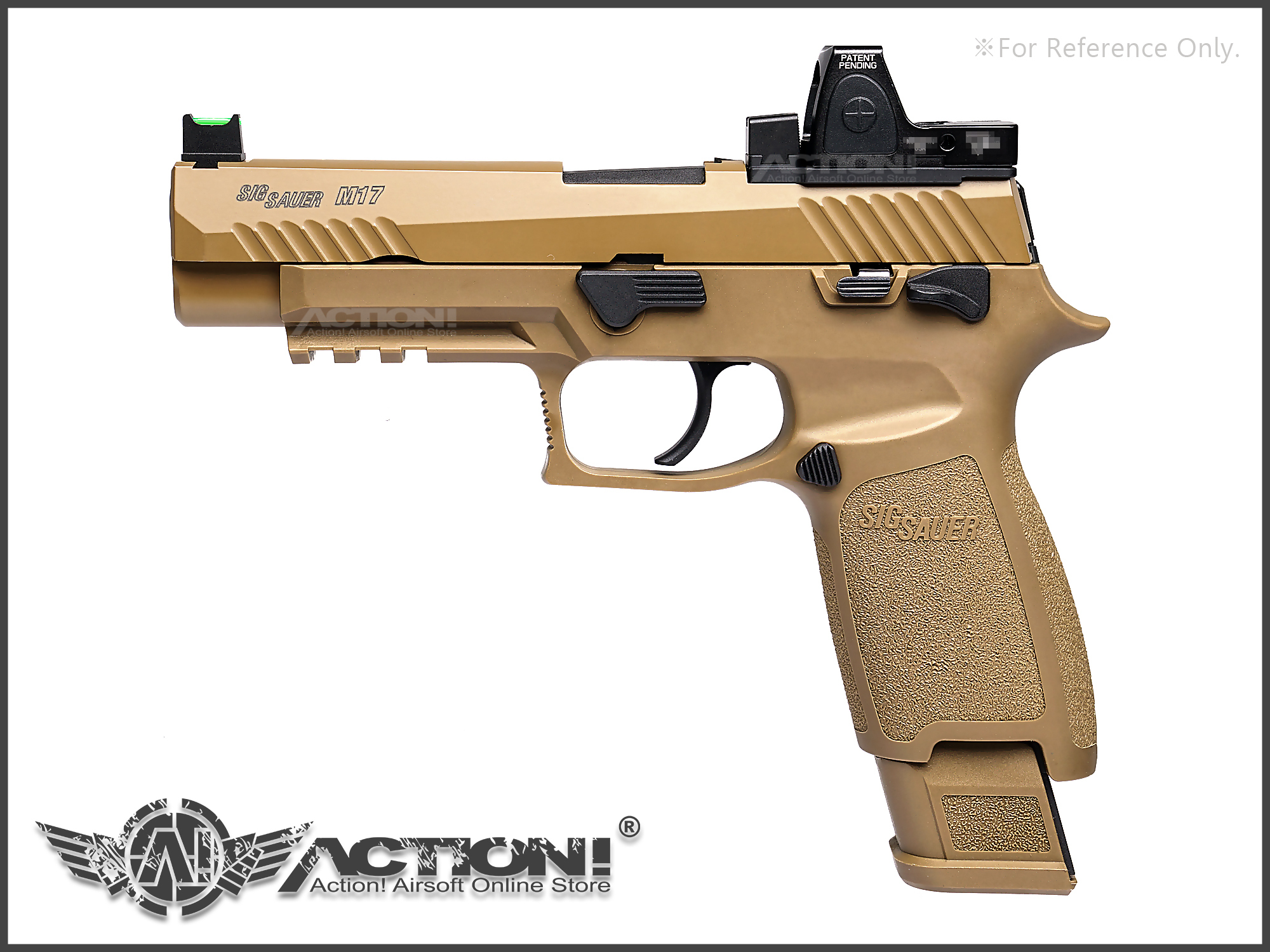 CC TAC - P320 LFCW Legion Front Co-Witness Style RMR M