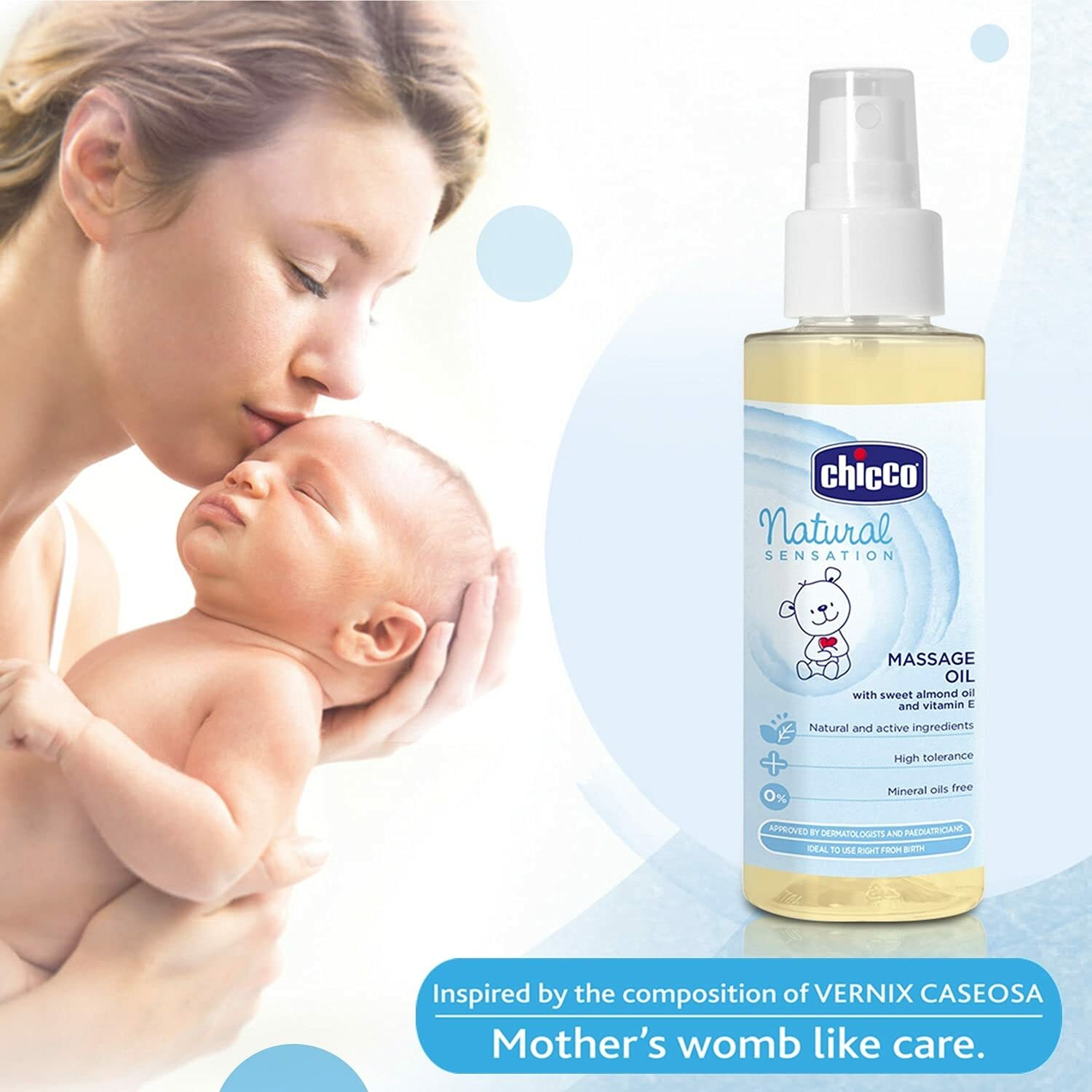 Chicco Natural Sensation Massage Oil 100mL