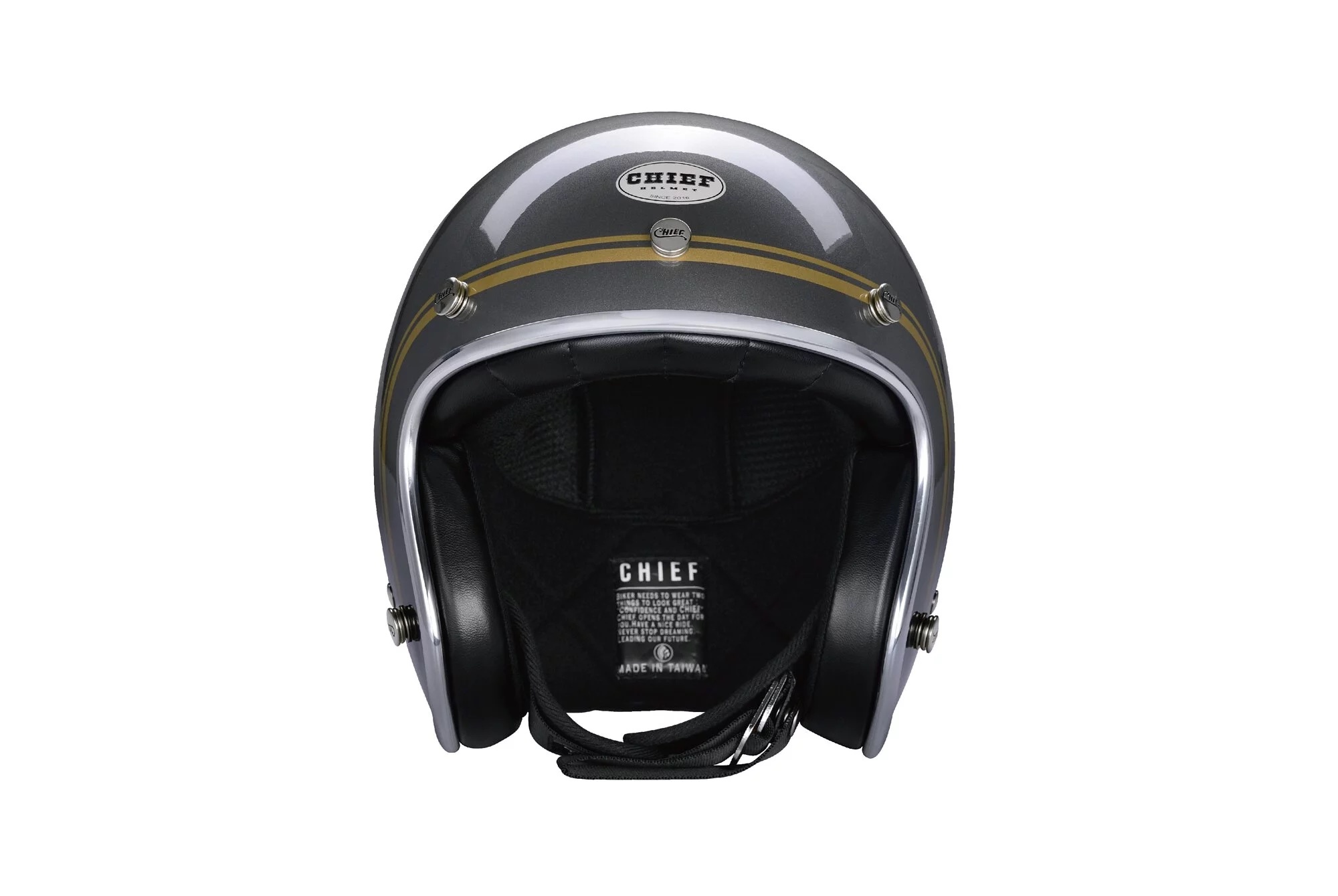 CHIEF TICUNA 鈀銀 復古帽 3/4罩