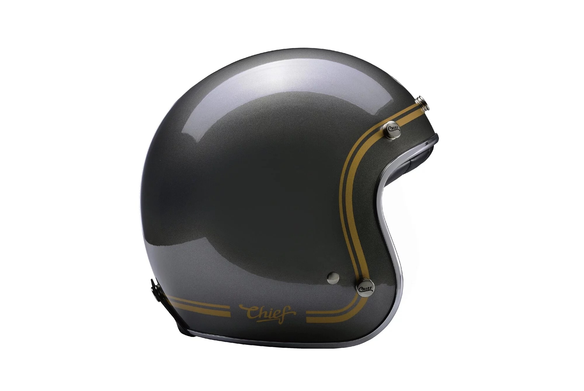 CHIEF TICUNA 鈀銀 復古帽 3/4罩