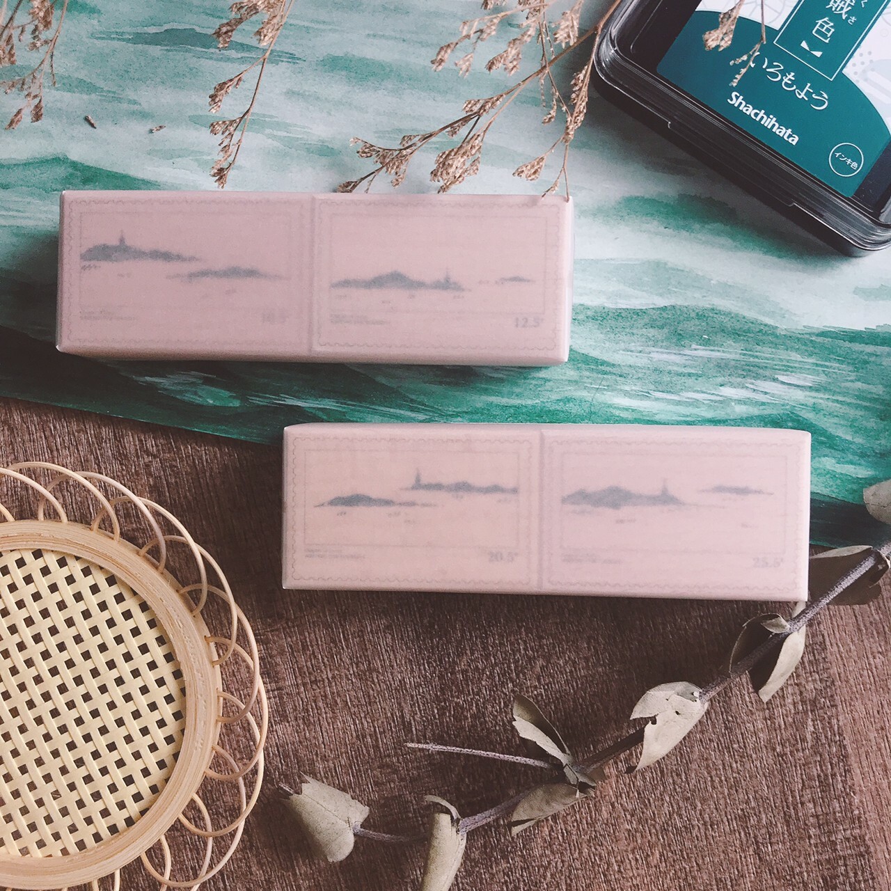 Lihaopaper｜遠山郵票印章