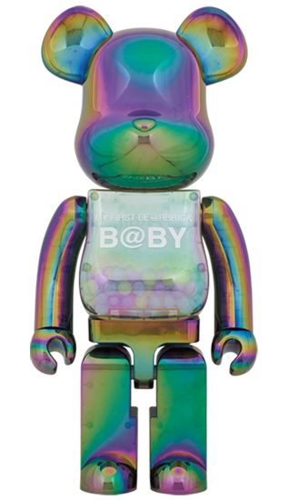 Bearbrick 1000% - MY FIRST BE@RBRICK BABY CLEAR BLACK C
