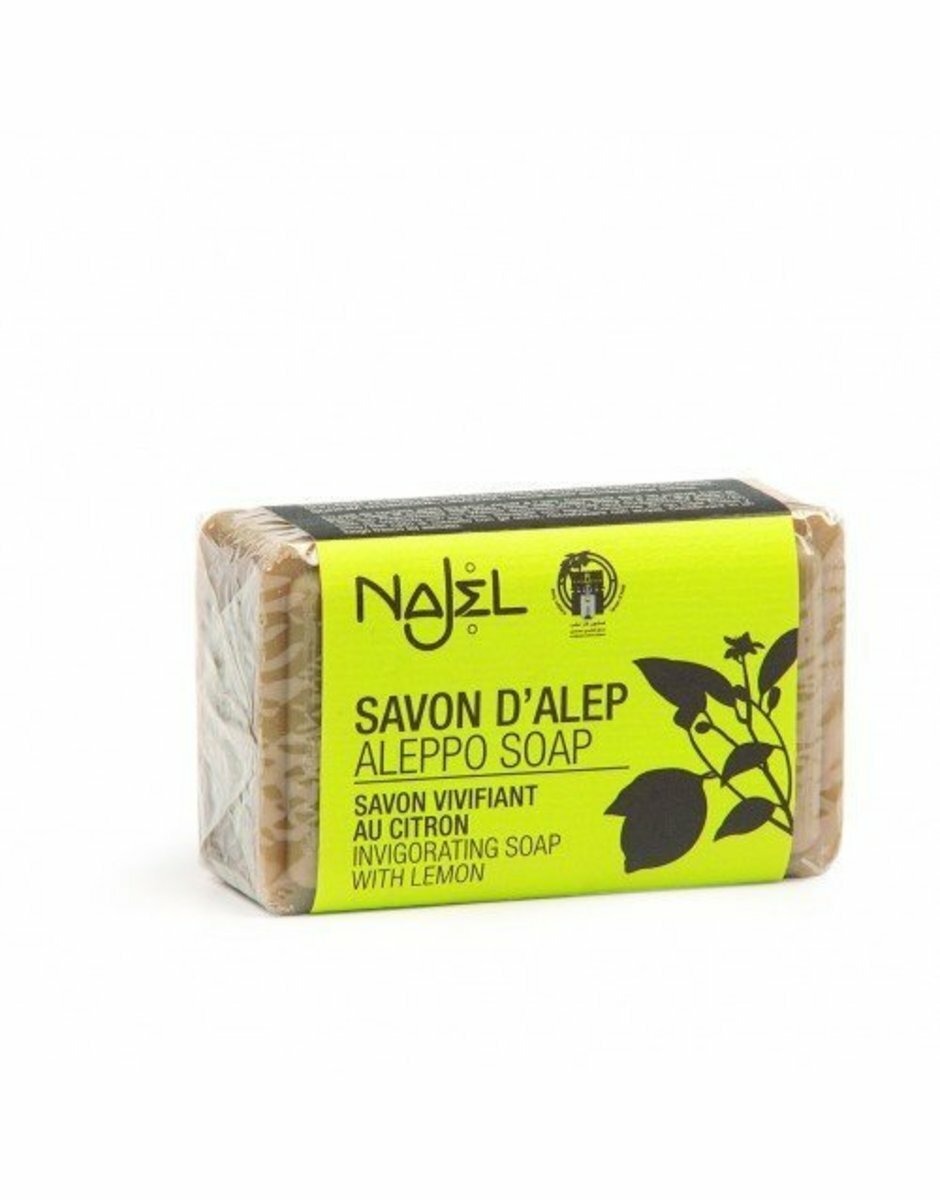 NAJEL 檸檬精油 阿勒頗手工皂 100g [贈送起泡皂袋]