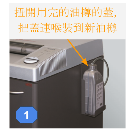EBA / Ideal 原裝碎紙機保養機油 1公升 (德國製造) 合自動加油型號 EBA 5141 5131 , Ideal 4005 2604 2445 (不建議用於無自動加油的型號)