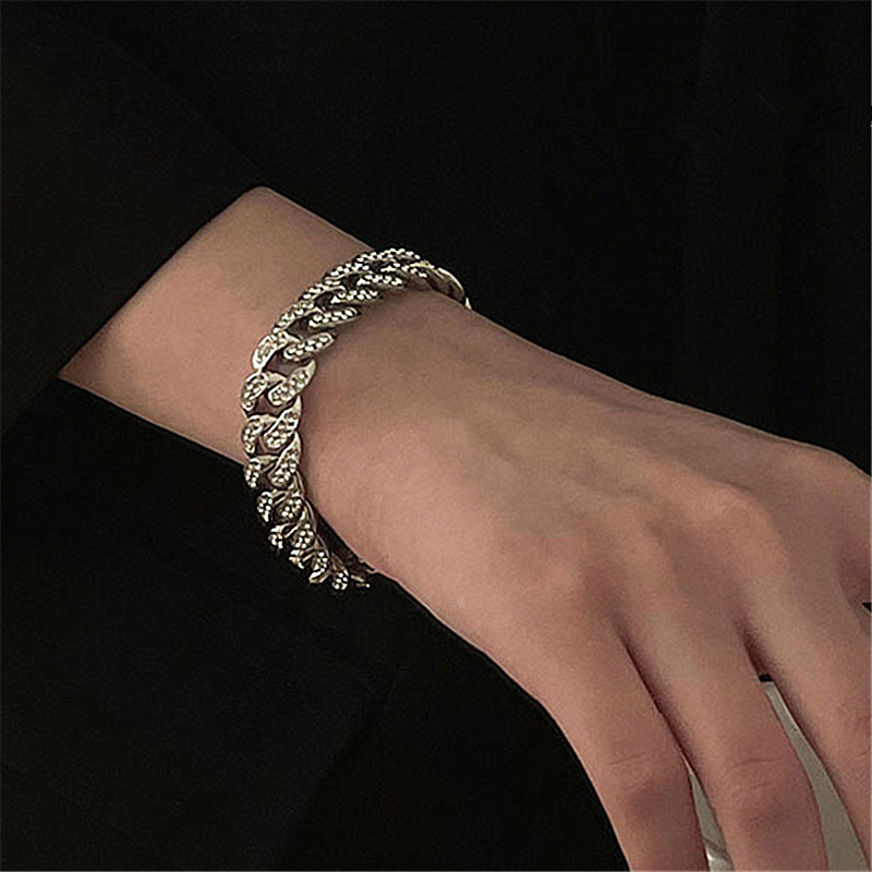 水鑽鏈條設計感手鍊