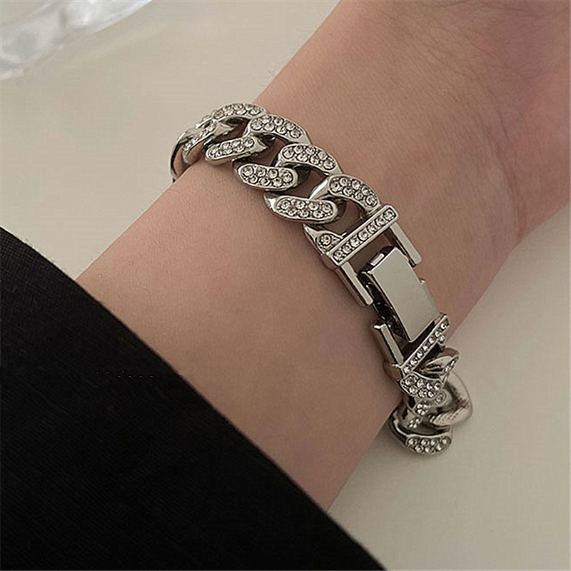 水鑽鏈條設計感手鍊