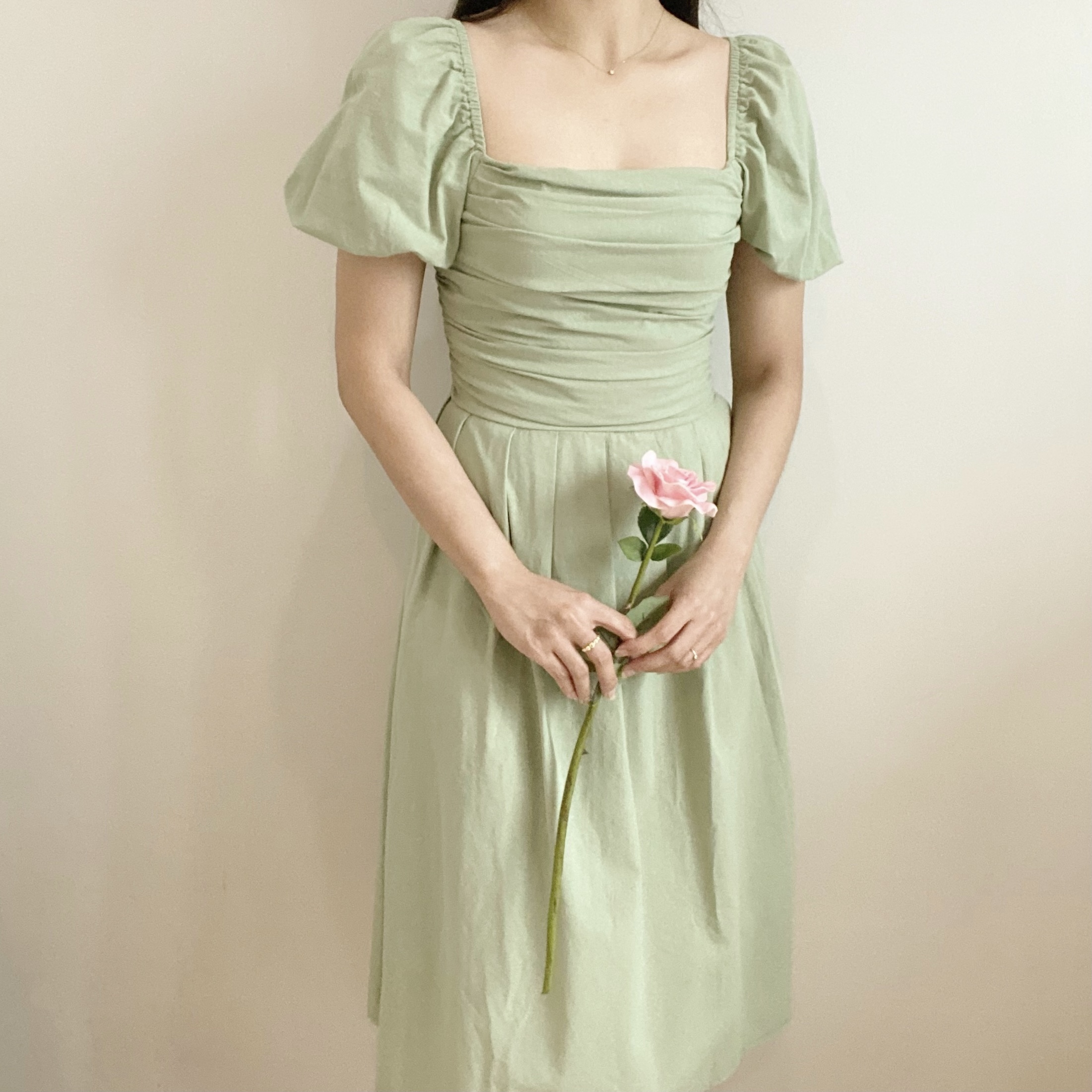 Frances Dress - Matcha