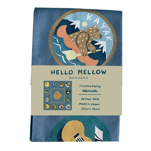 Okataoka 露營熊 純棉茶巾 掛布｜日本 Greeting Life