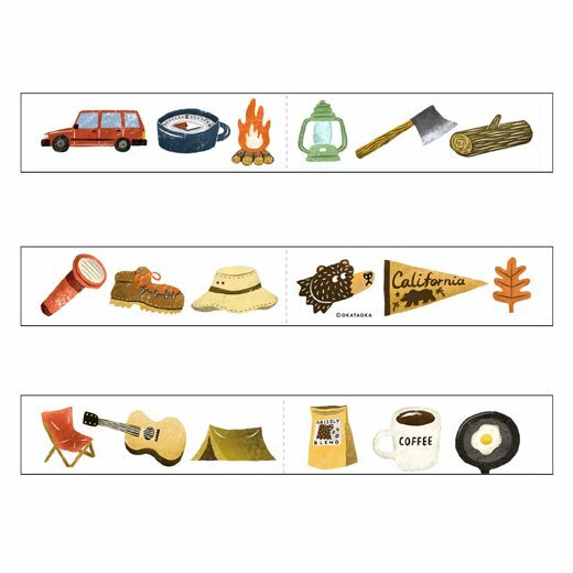 OKATAOKA 露營工具 PET透明膠帶｜日本 Greeting Life