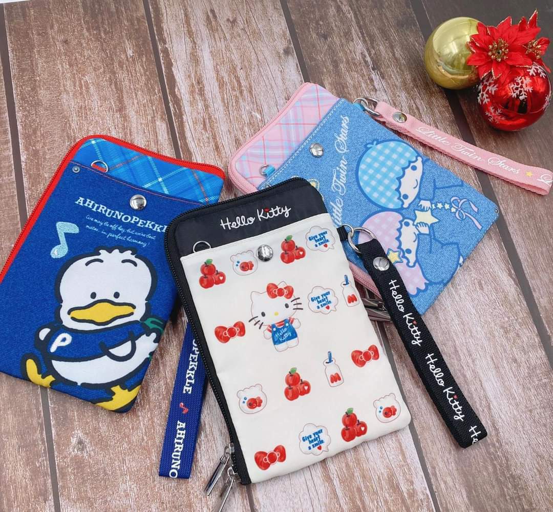 港版Sanrio可觸屏小袋連肩帶