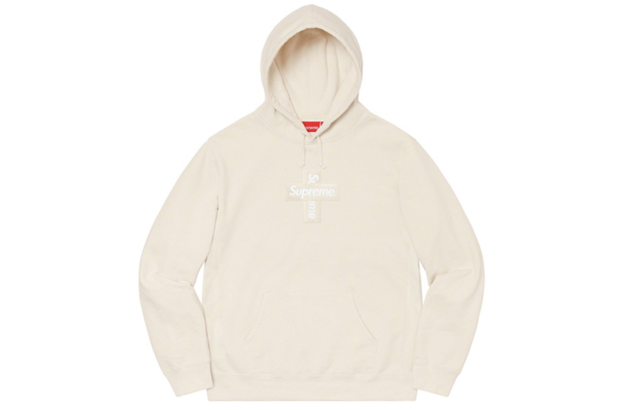 Supreme Cross Box Logo Hooded Sweatshirt