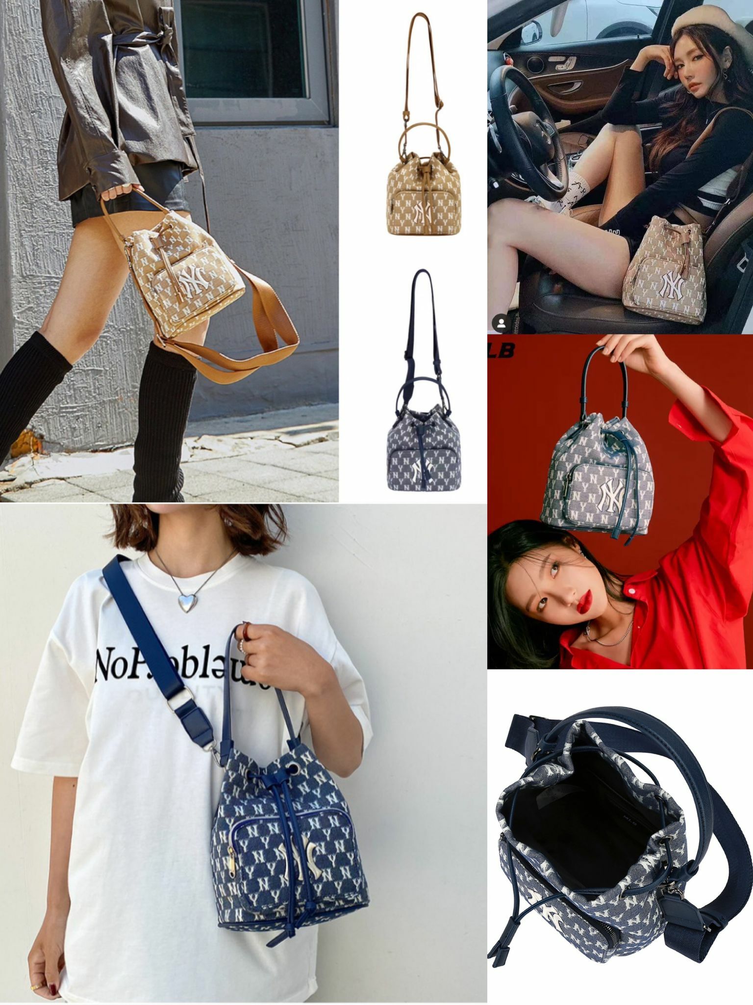 韓國🇰🇷MLB⚾🥳新款水桶包包👜