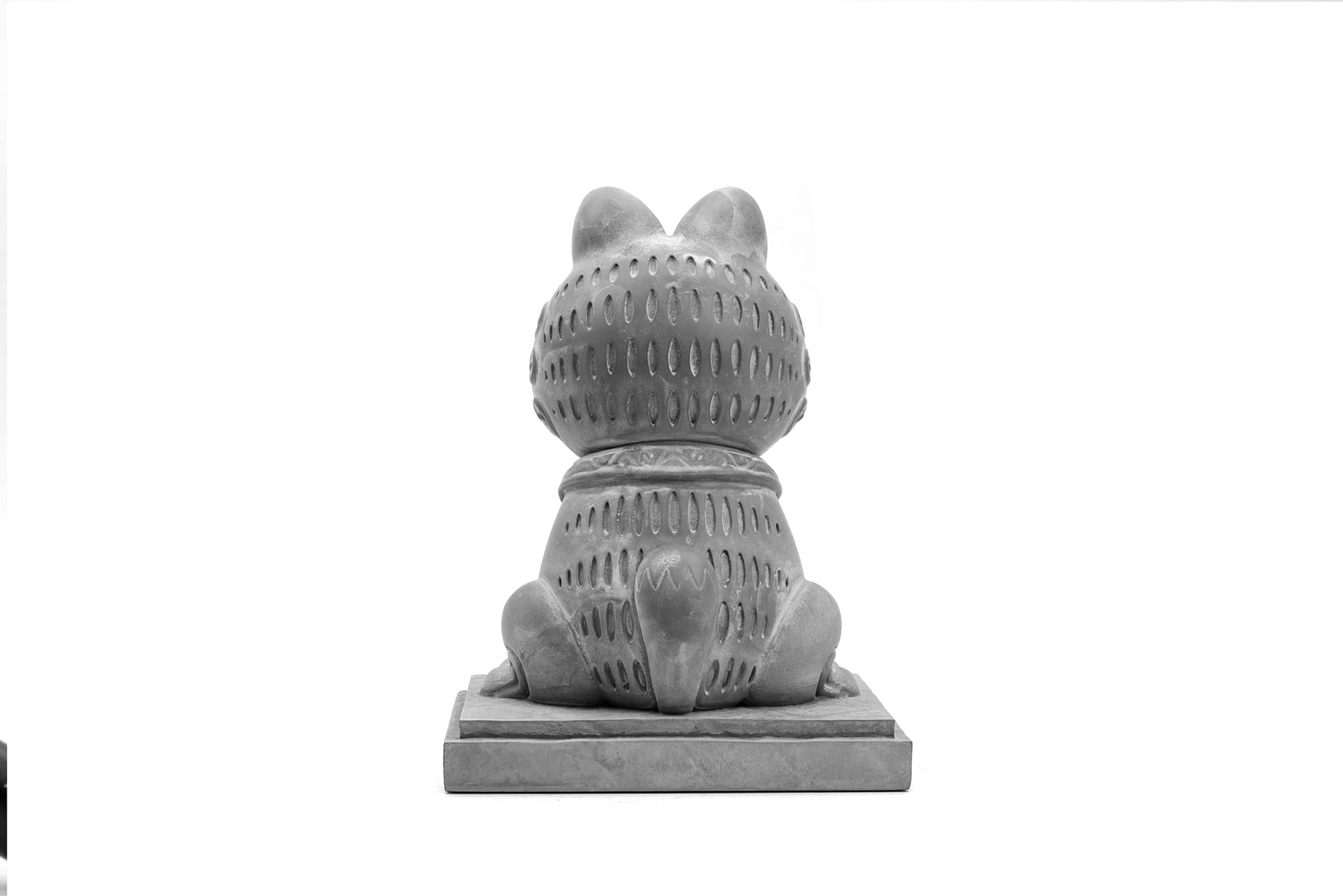 “加菲貓-歐弟-聯名-石像-公仔-媽祖遶境-Garfield-Odie-toy-Arttoy-desginertoy-resin-figures”