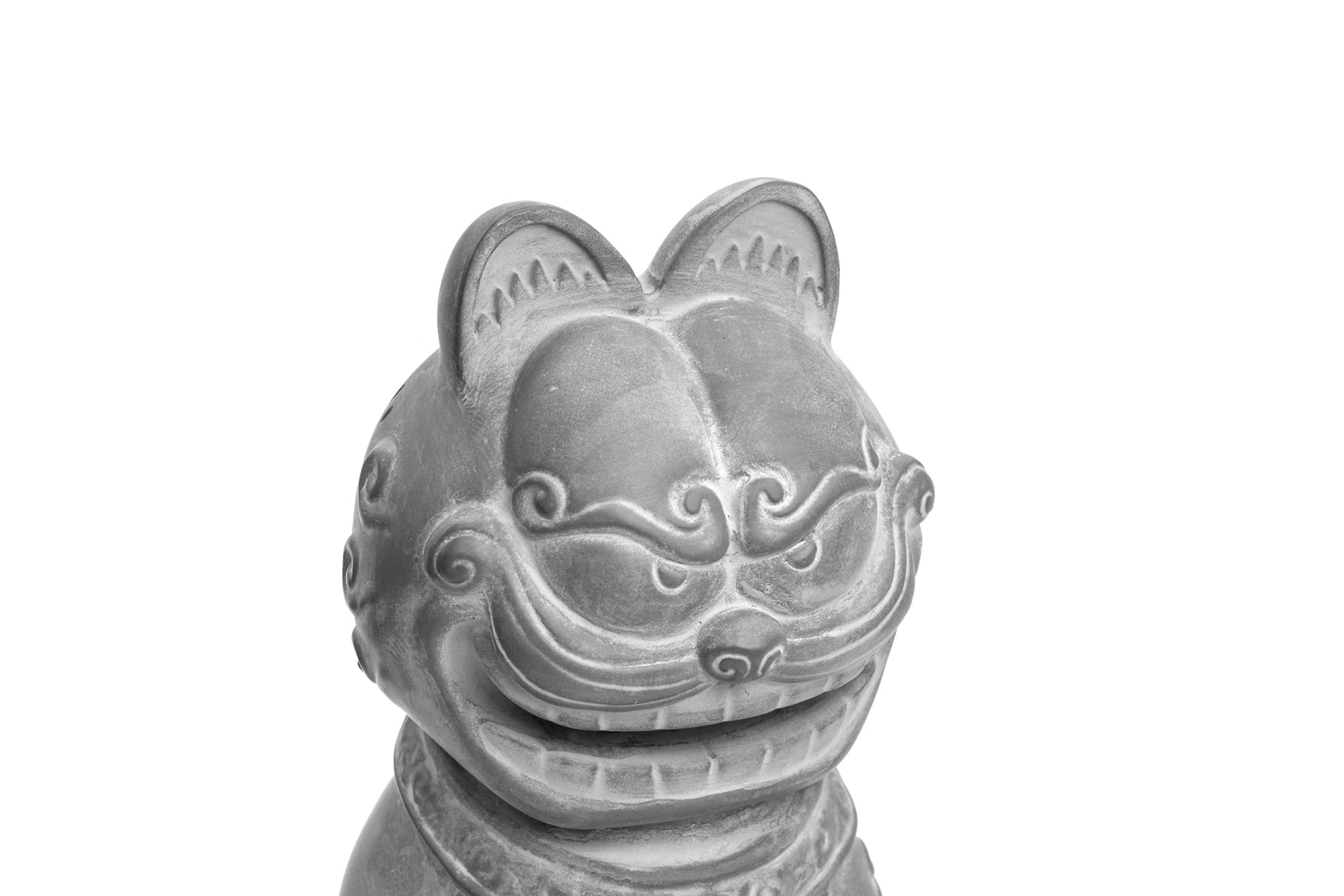 “加菲貓-歐弟-聯名-石像-公仔-媽祖遶境-Garfield-Odie-toy-Arttoy-desginertoy-resin-figures”