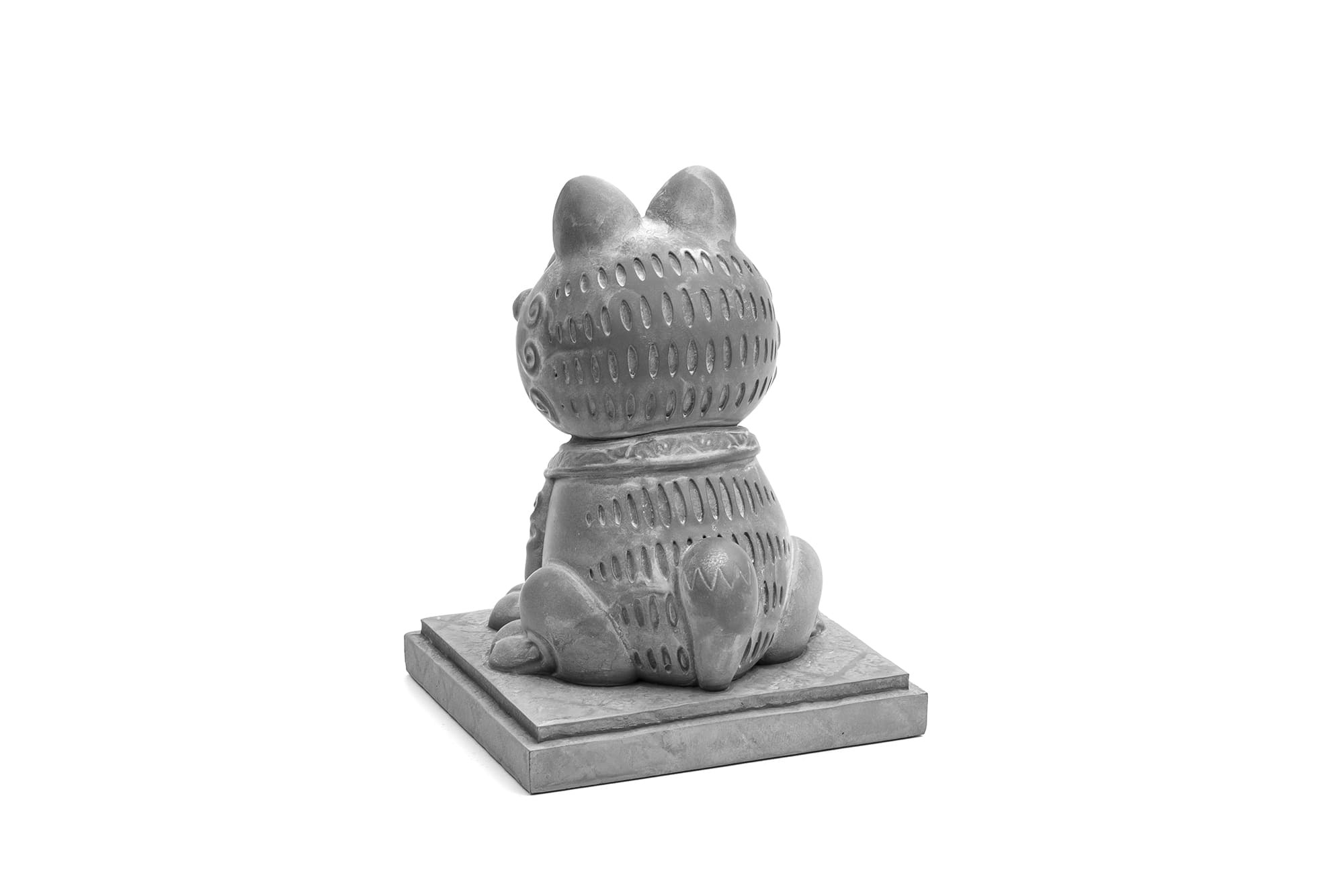 “加菲貓-歐弟-聯名-石像-公仔-媽祖遶境-Garfield-Odie-toy-Arttoy-desginertoy-resin-figures”