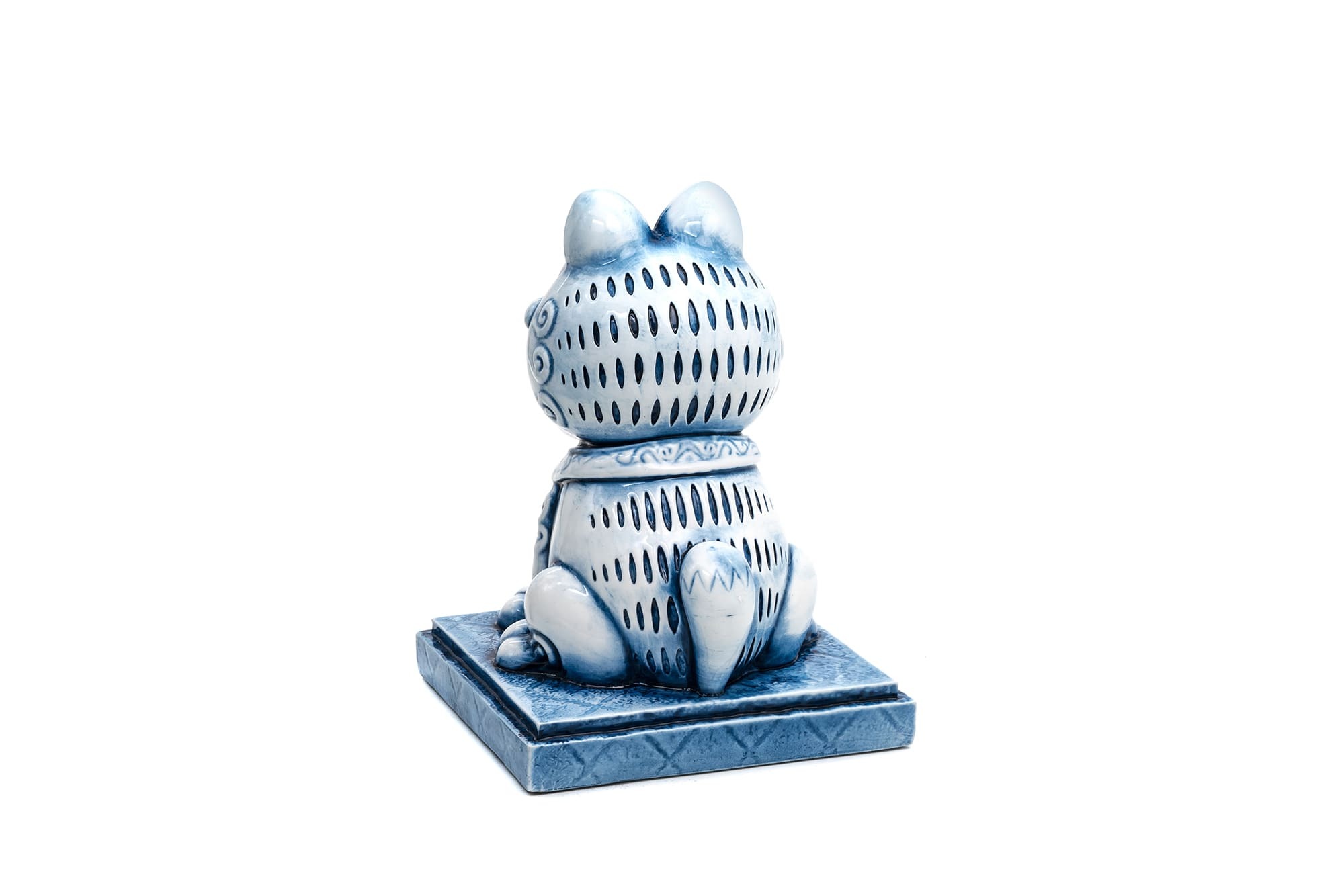 加菲貓-歐弟-聯名-青花瓷-公仔-媽祖遶境-Garfield-Odie-toy-Arttoy-desginertoy-resin-figures