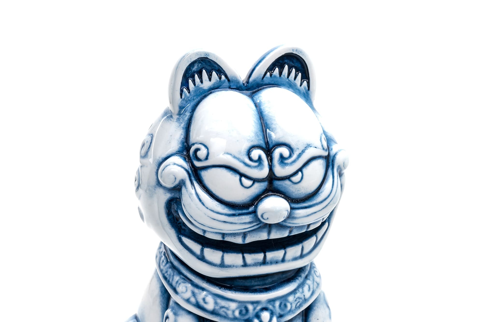 加菲貓-歐弟-聯名-青花瓷-公仔-媽祖遶境-Garfield-Odie-toy-Arttoy-desginertoy-resin-figures