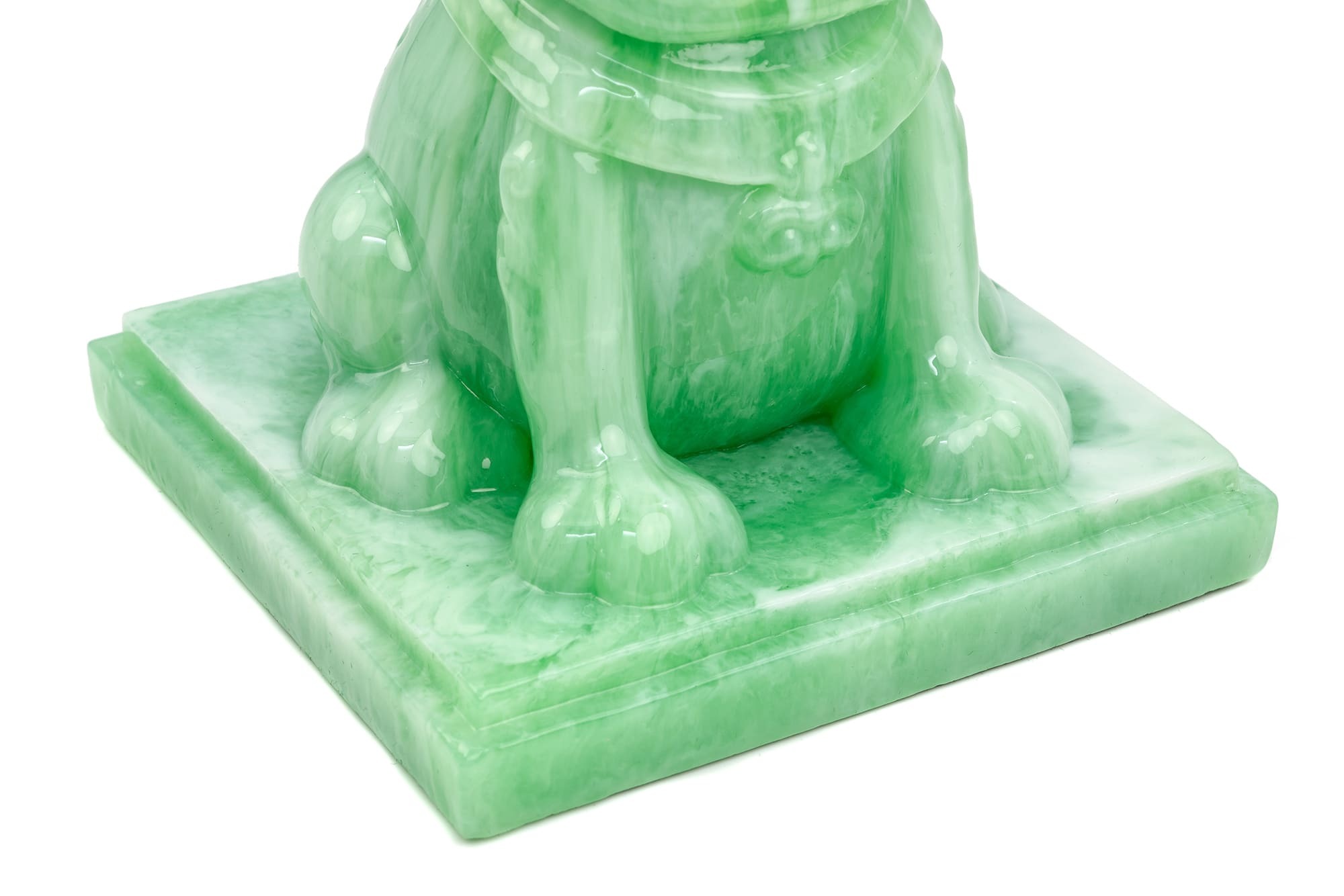 “加菲貓-歐弟-聯名-玉石-公仔-媽祖遶境-Garfield-Odie-toy-Arttoy-desginertoy-resin-figures”