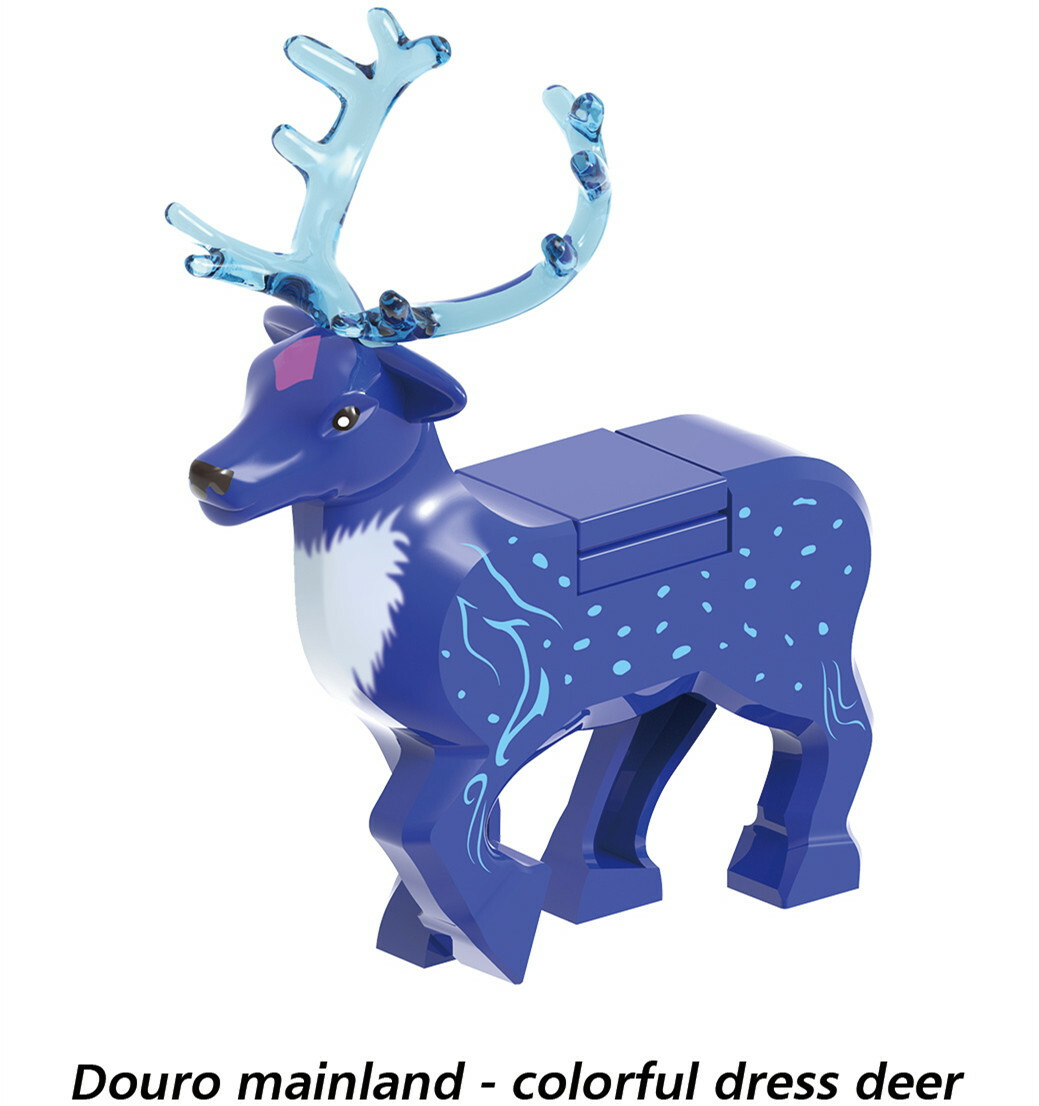 Douro Mainland - Colorful Dress Deer Custom Minifigures Minifigs Fit Lego XH1763