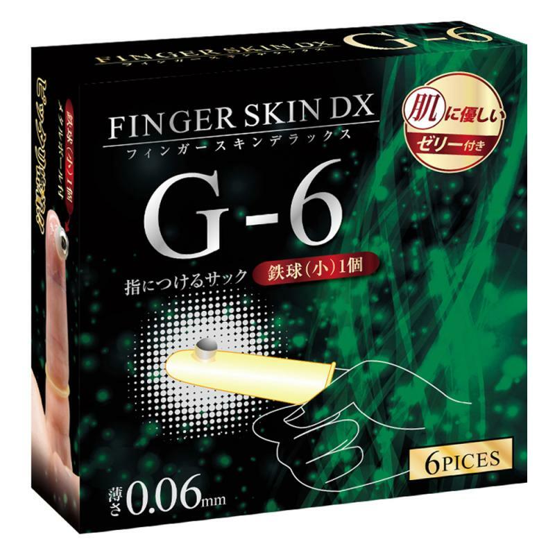 Finger Skin DX G-6 0.06mm 6 片裝 乳膠指險套