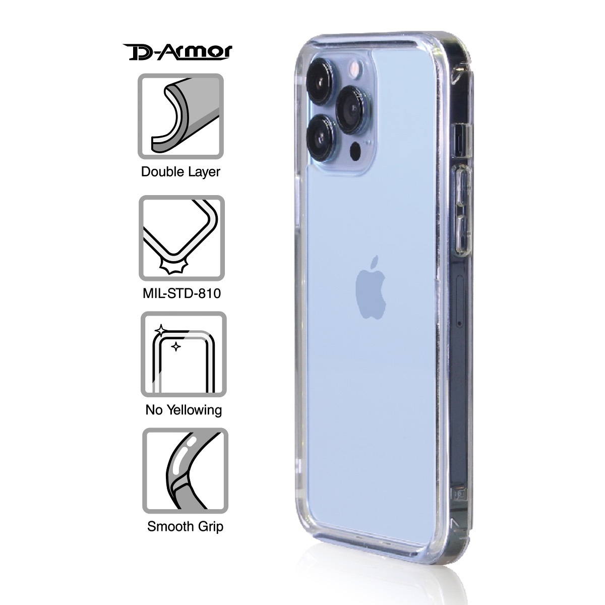 <iPhone 13 Pro Max> D Armor 光雕手機殼
