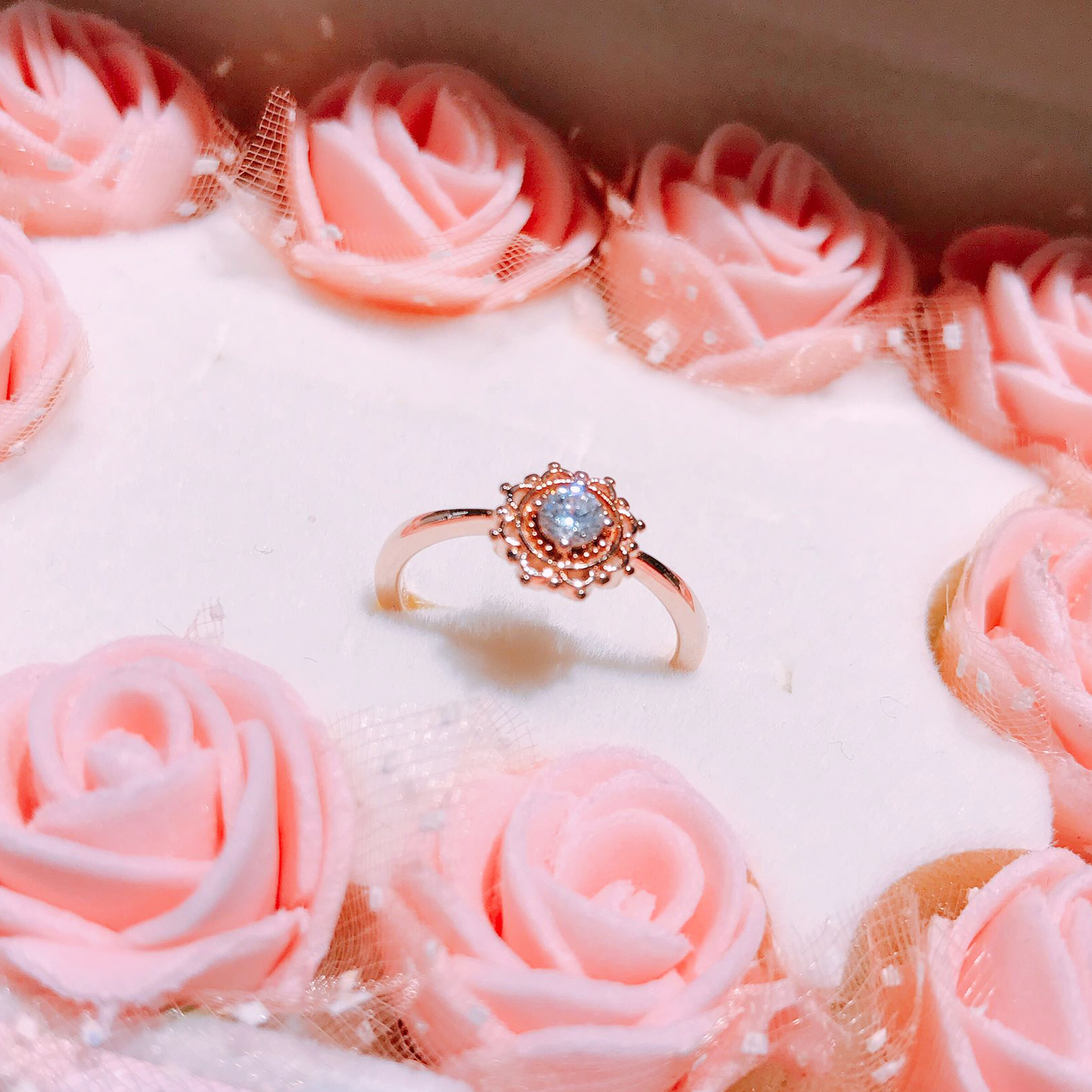 繆斯女神 純銀戒指