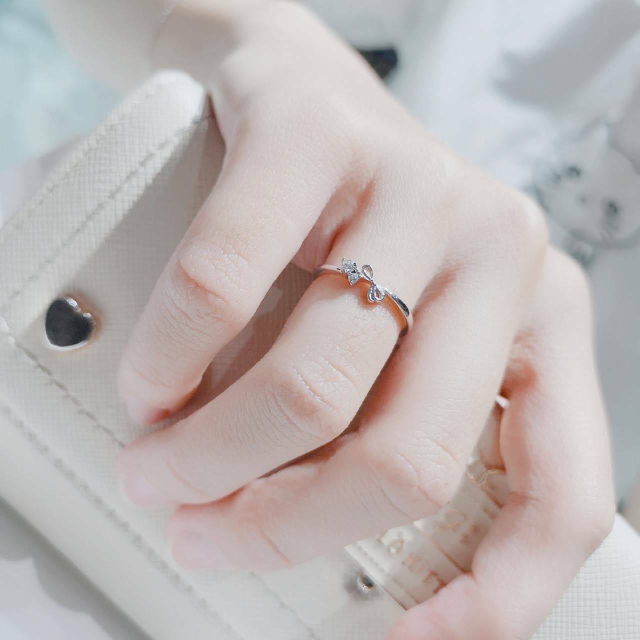 典雅女伶 純銀戒指