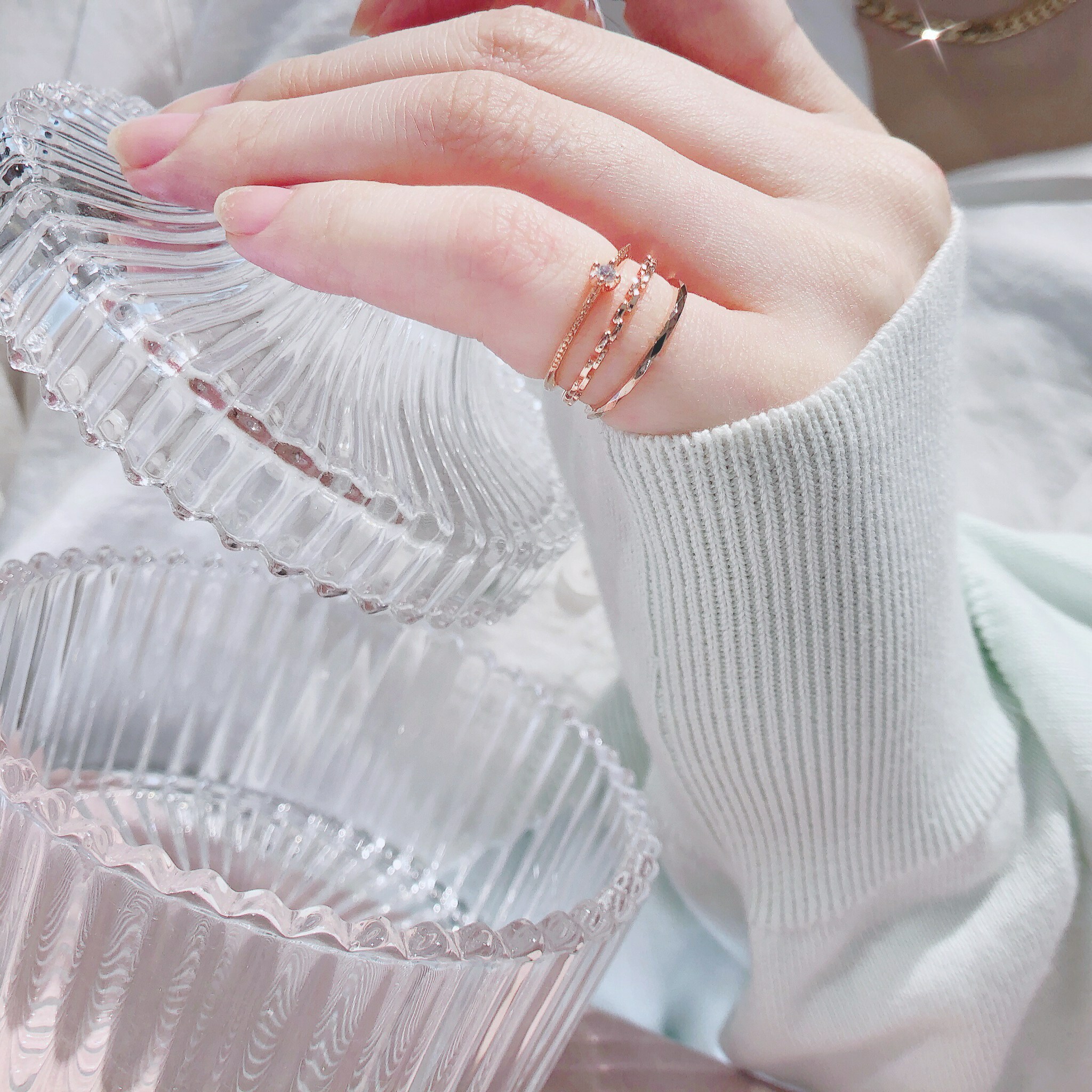 深情款款 純銀戒指