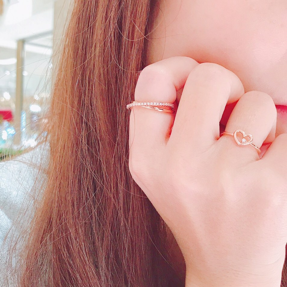 心心戀曲 純銀戒指