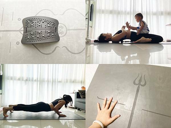 仙女志雄推薦Beroso倍麗森旋轉式拉背器和橡膠止滑瑜珈墊