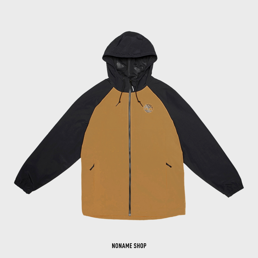 TIMBERLAND 經典 TB 機能 風衣外套 防風 防水 連帽外套  卡其黑