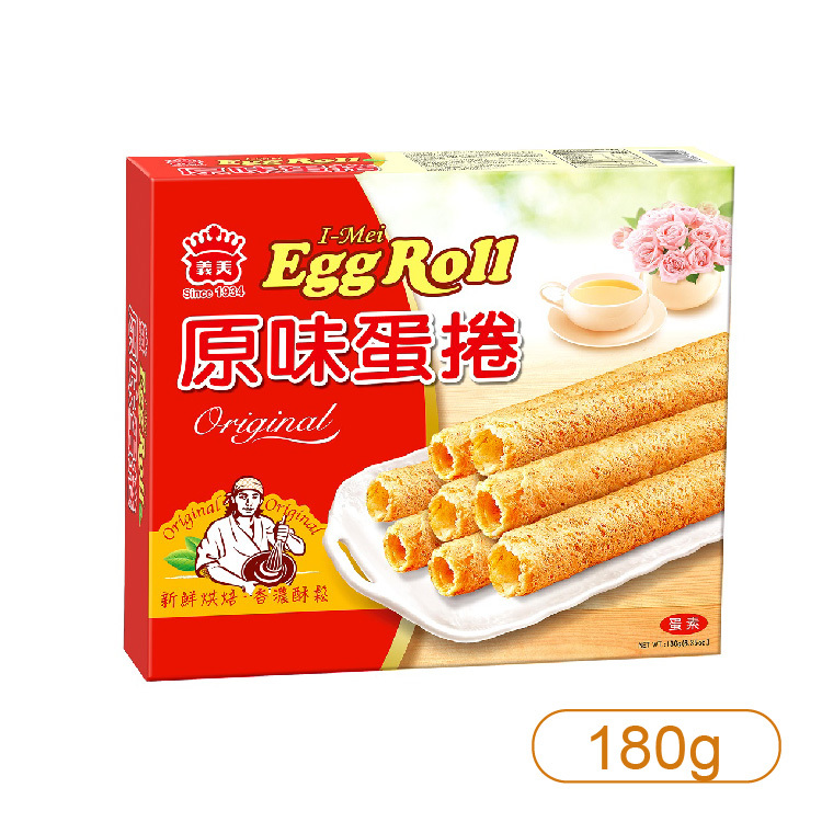 【義美】原味蛋捲量販180g