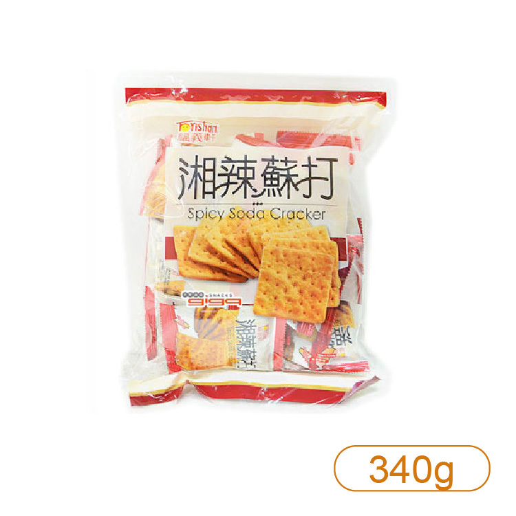 【福義軒】湘辣蘇打餅 340g